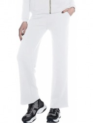 παντελόνι υφασμάτινο kendall + kylie classic straight kkw3711704-off-white