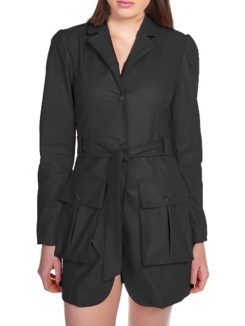 σακάκι kendall + kylie leather tie blazer kkw3711004-black