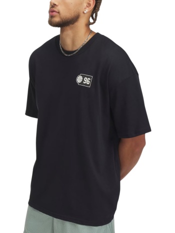 μπλούζα κοντομάνικη under armour hwt hoops courtside ss σε προσφορά