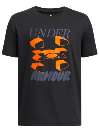 μπλούζα κοντομάνικη under armour split big logo 1390003-001 σε προσφορά