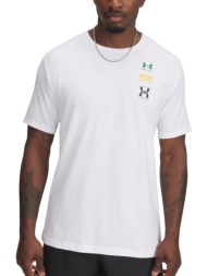 μπλούζα κοντομάνικη under armour 60/40s evol logo 1390165-100 ανδρικό
