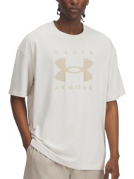 μπλούζα κοντομάνικη under armour hw os branded ss 1389146-110 ανδρικό