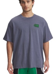 μπλούζα κοντομάνικη under armour hwt hoops courtside ss 1390191-044 ανδρικό