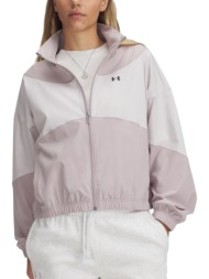μπουφάν under armour rival woven jacket 1389631-009 γυναικείο