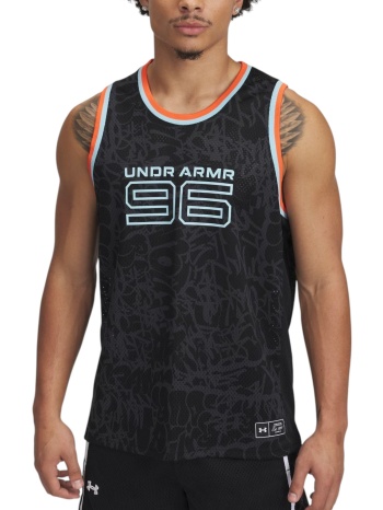 μπλούζα αμάνικη under armour zone pro mesh tank printed σε προσφορά