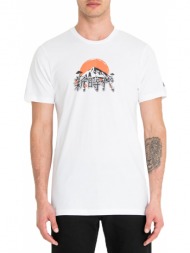 μπλούζα κοντομάνικη new era far east graphic tee 12123950-whi