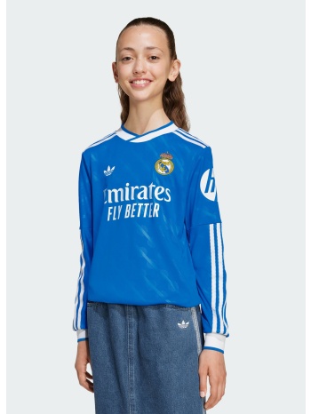 adidas k real madrid 25/26 long sleeve third jersey kids