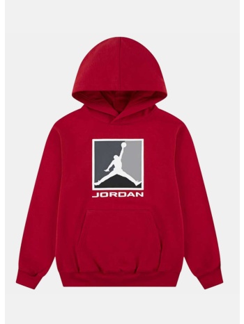 jordan essential fleece baseline παιδική μπλούζα με