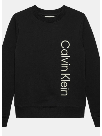 calvin klein terry side graphic cn sweatshirt