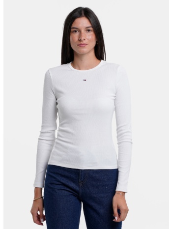 tommy jeans slim essential rib ls (9000250382_6212)