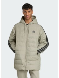 adidas sportswear m essentials climawarm 3-stripes light down hooded (9000253566_66202)