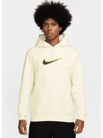 nike sportswear club fleece ανδρική μπλούζα με κουκούλα