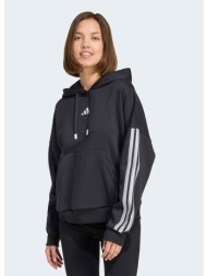 adidas sportswear essentials 3-stripes γυναικεία μπλούζα με κουκούλα (9000236283_10681)