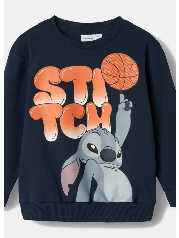 name it nmmant stitch βρεφική μπλούζα φούτερ