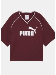puma essentials foundation γυναικείο cropped t-shirt (9000246428_89027)