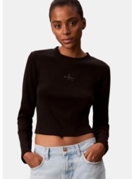 calvin klein a- ls monogram baby tee (9000250262_1469)