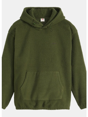 levi`s cozy up sherpa fleece ανδρική μπλούζα φούτερ