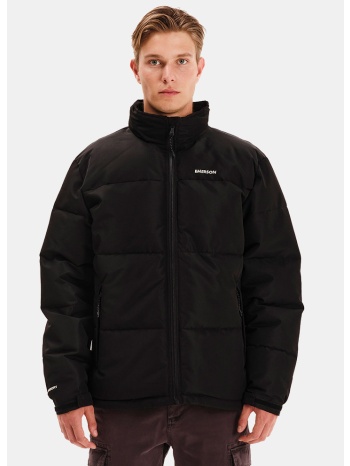 emerson men`s puffer jacket w/ roll-in hood