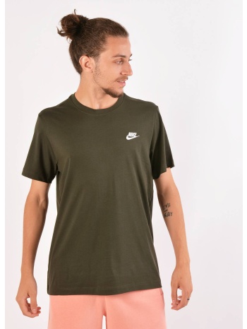 nike club embroidered tee - ανδρική μπλούζα