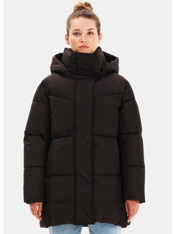 emerson women`s puffer parka w/ detachable hood