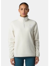 the north face w glcr flc 1/4 zip jkt white dune (9000239991_75470)