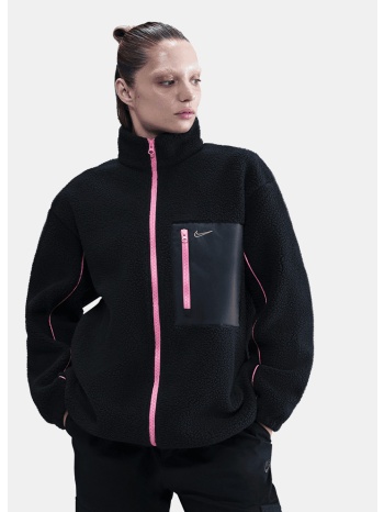 nike sportswear full-zip high-pile γυναικείο fleece μπουφάν