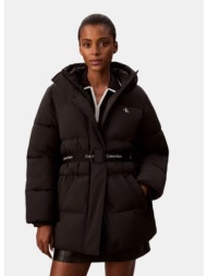 calvin klein belted midweight γυναικείο puffer μπουφάν (9000250264_1469)