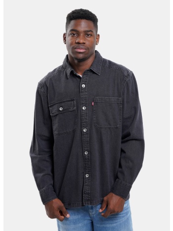 levi`s truckee ls overshirt blacks (9000245757_88933)