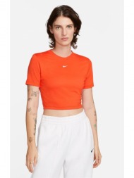 nike sportswear essential γυναικείο cropped t-shirt (9000130854_41097)