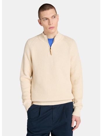 timberland williams river textured 1/4 zip swetaer