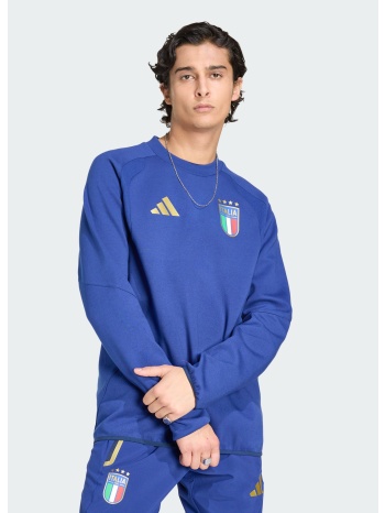 adidas m italy tiro travel crew sweatshirt