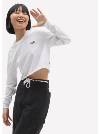 vans junior γυναικεία cropped μπλούζα με μακρύ μανίκι
