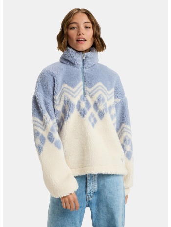 roxy mountain story γυναικείο half zip φούτερ