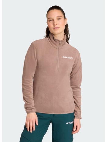 adidas terrex w multi essentials 1/2 zip fleece jacket