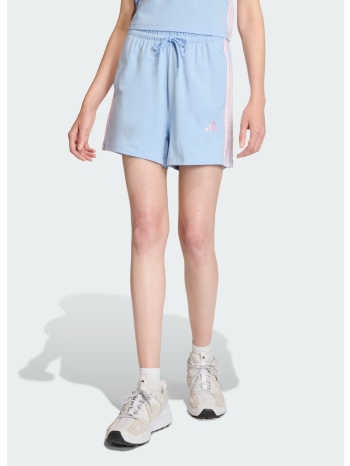 adidas sportswear w essentials 3-stripes cotton shorts