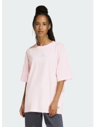 adidas sportswear w mini embroidery oversized graphic t-shirt (9000259450_65708)