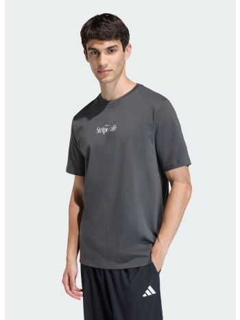 adidas sportswear m coffee cafe donut box graphic t-shirt