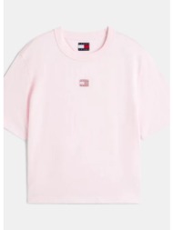 tommy jeans boxy badge γυναικείο t-shirt (9000263608_6800)