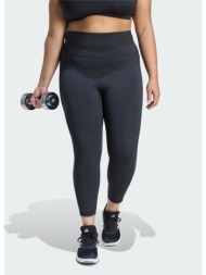 adidas w optime workout 3-stripes 7/8 leggings (plus size (9000259411_1469)