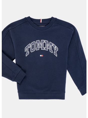 tommy jeans varsity raised print παιδικό φούτερ
