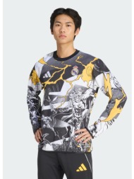 adidas real madrid fc avengers 25/26 pre-match ανδρική μπλούζα με μακρύ μανίκι (9000265331_92886)