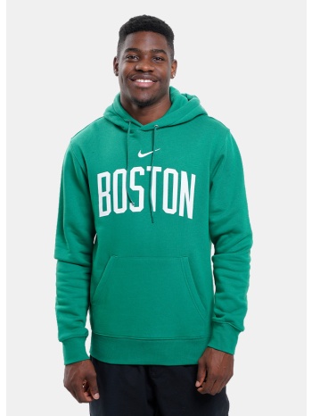 nike nba boston celtics club ανδρική μπλούζα με κουκούλα