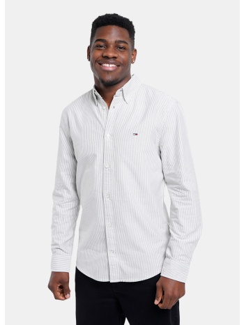 tommy jeans m slim stripe oxford shirt ext