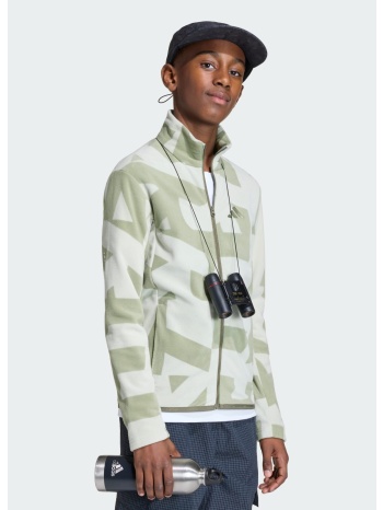 adidas terrex k kids multi printed full-zip fleece