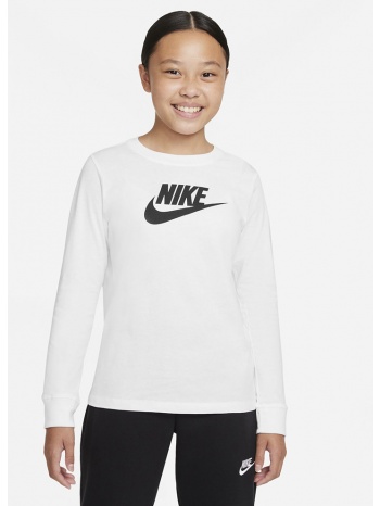 nike sportswear basic futura παιδική μπλούζα με μακρύ