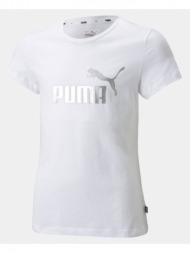 puma essentials+ logo παιδικό t-shirt (9000117799_22505)