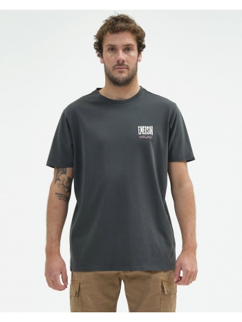 emerson garment dyed ανδρική μπλούζα (9000070416_3273)