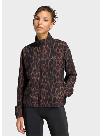 adidas w workout essentials leopard woven jacket