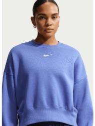 nike sportswear phoenix fleece longsleeve t-shir γυναικεία μπλούζα με μακρύ μανίκι (9000253030_90166