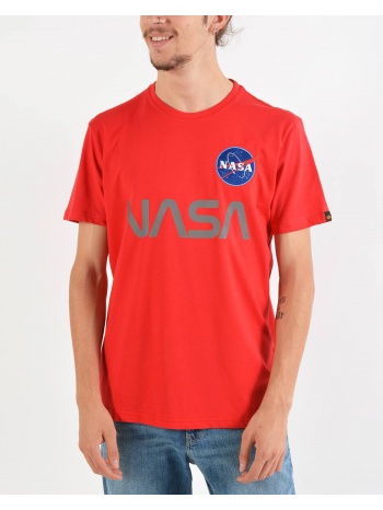 alpha industries nasa reflective ανδρικό t-shirt